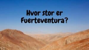 Hvor stor er Fuerteventura?